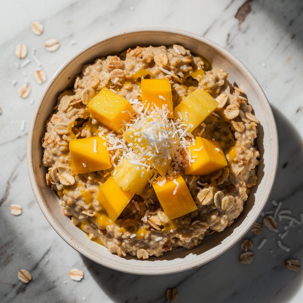 Mango Pineapple Oatmeal