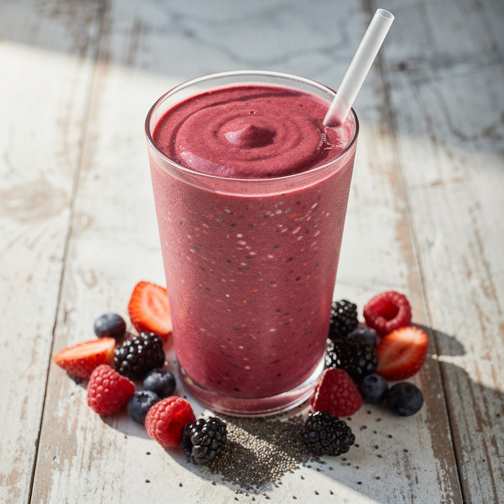 Berry Overnight Oats Recipe (Healthy)