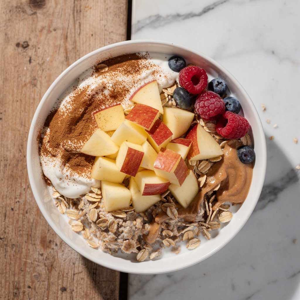Apple Cinnamon Muesli Bowl