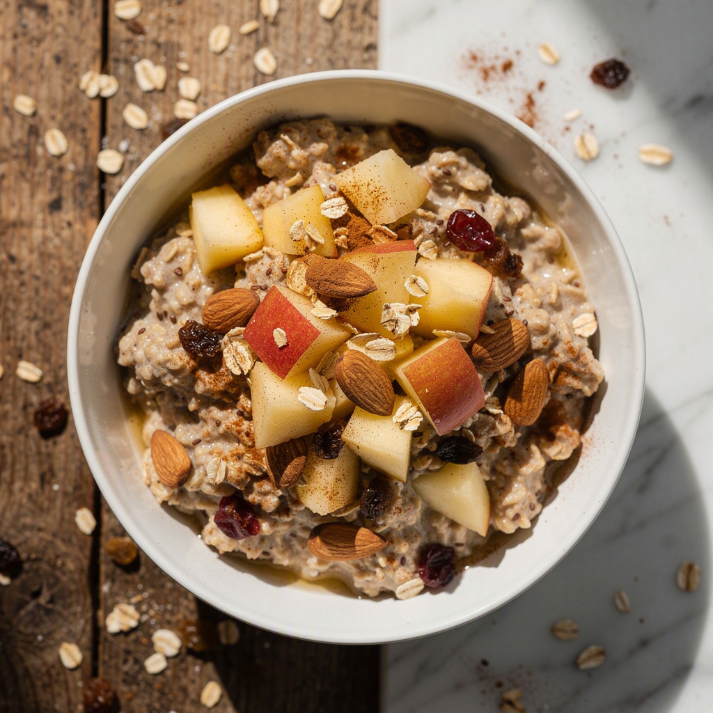 Baked Apple Cinnamon Oatmeal