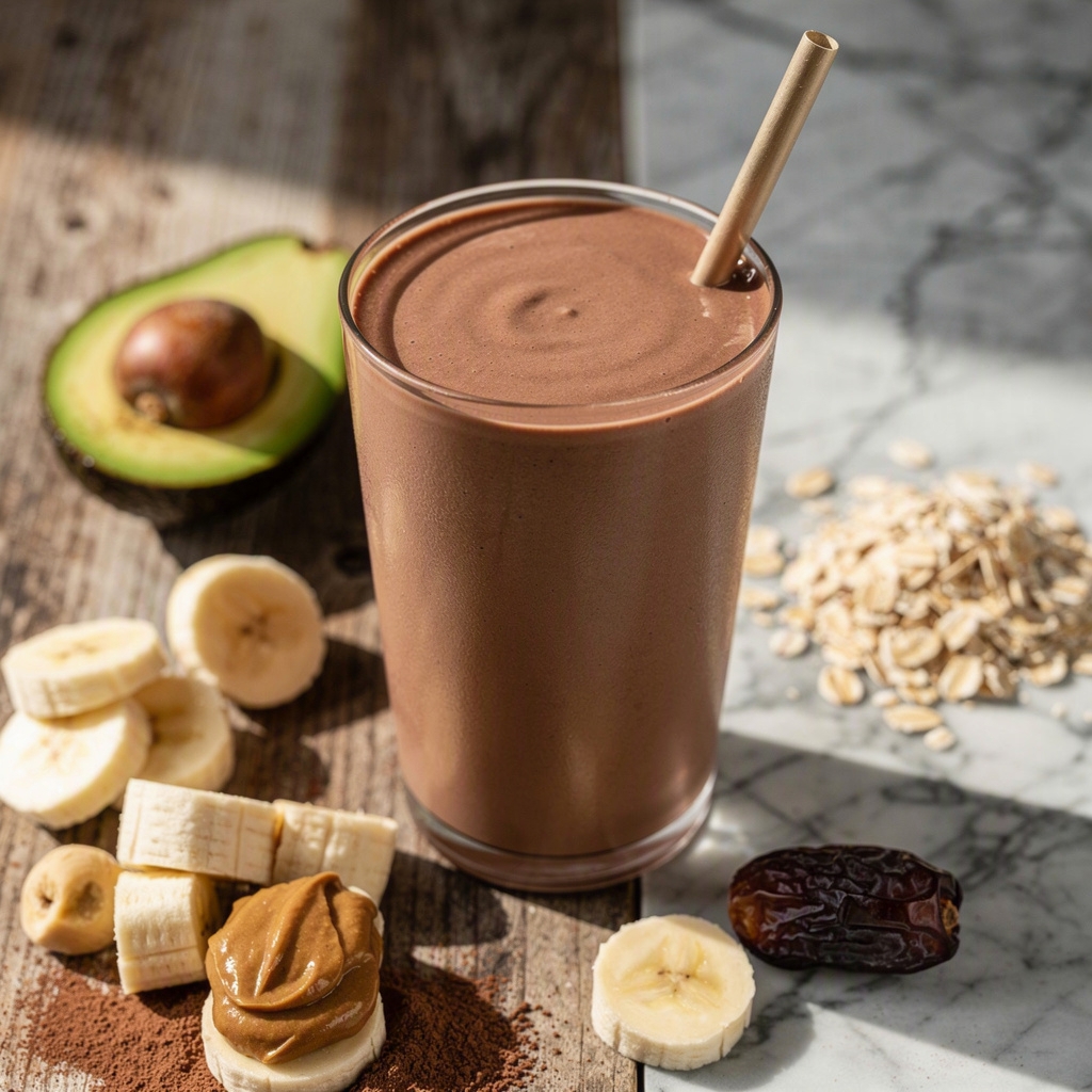 Hidden Avocado Chocolate Smoothie