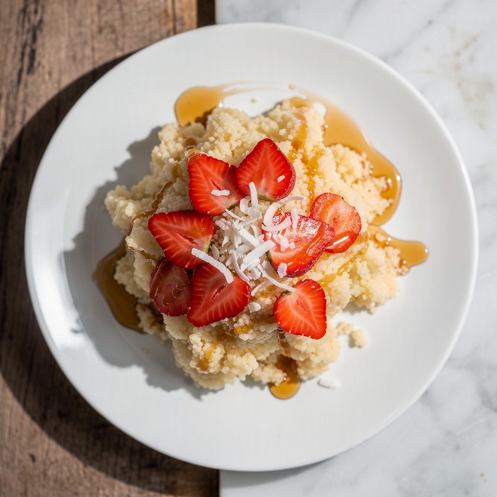 Strawberry Vanilla Couscous
