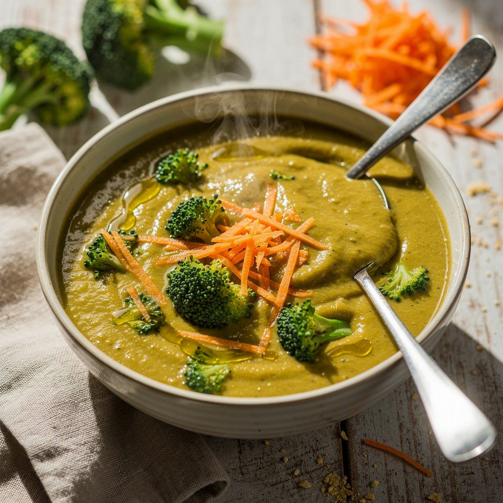 Broccoli and “Cheddar” Soup
