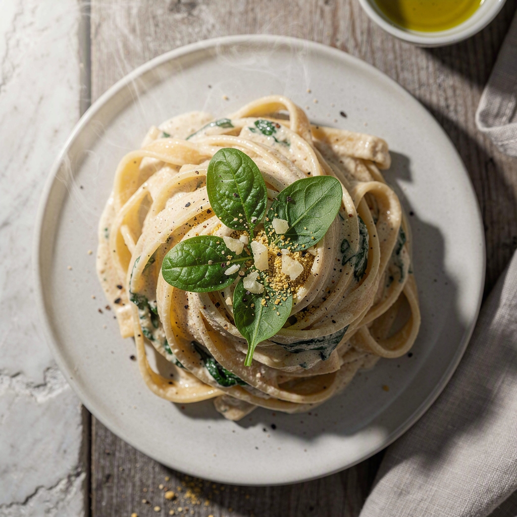 Fettuccine Tofu “Alfredo”