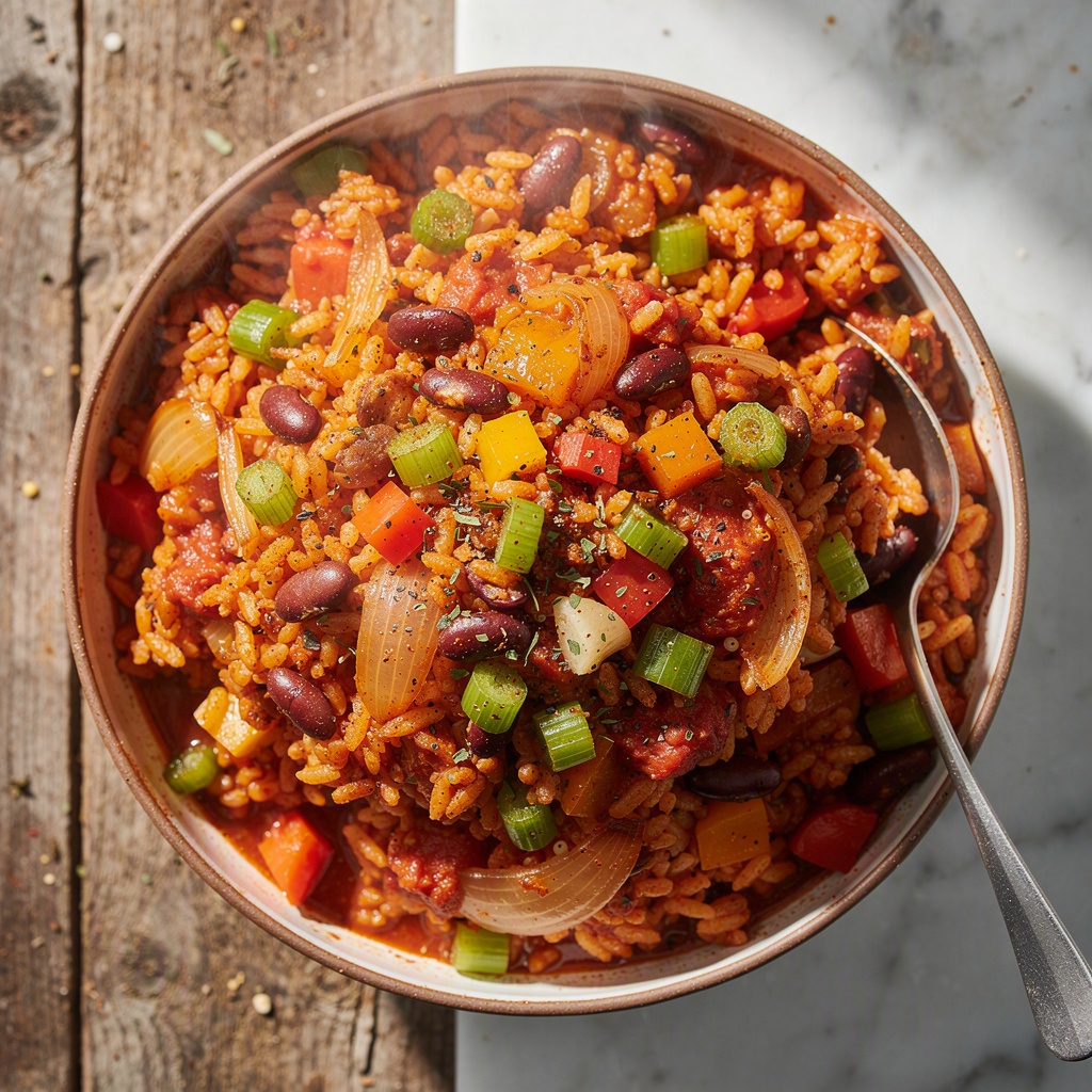 One-Pot Spicy Jambalaya