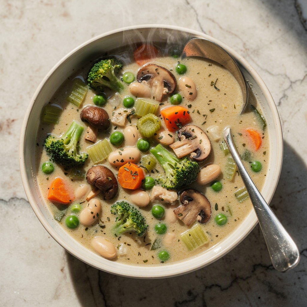 Vegetable Pot Pie Soup