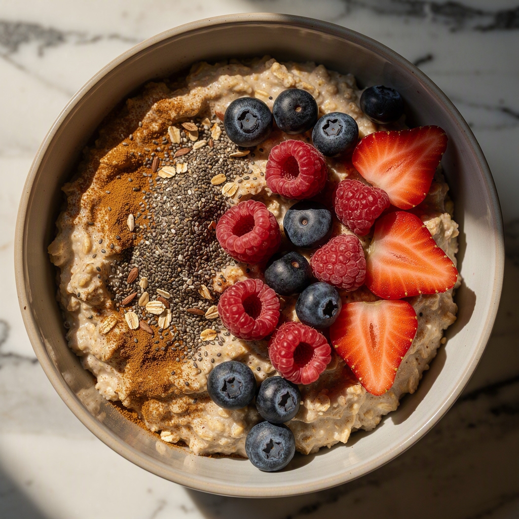 High Fiber Oatmeal & Berries
