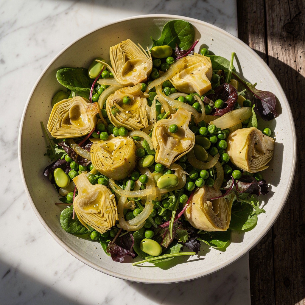 Sweet and Sour Artichoke Salad