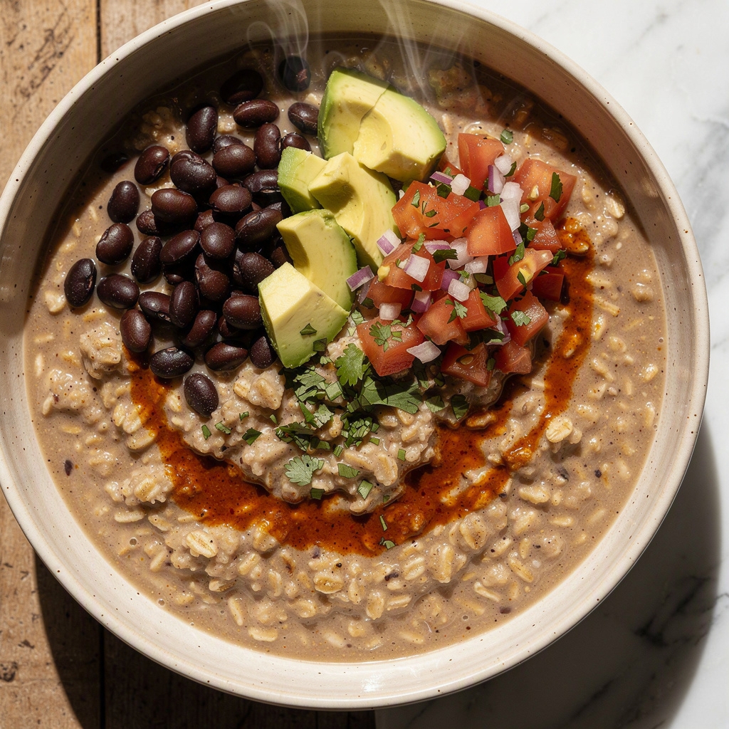 Chipotle Black Bean Oatmeal