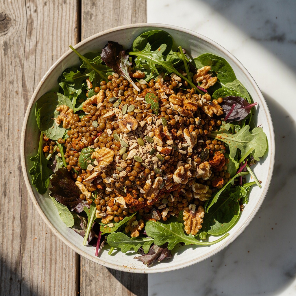 Lentil Taco Salad