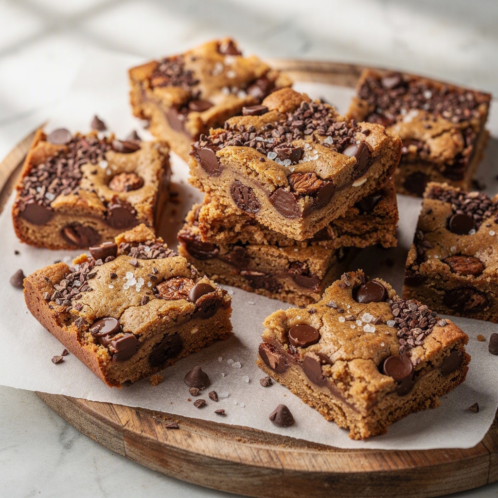Chocolate Chip Cookie Dough Bars