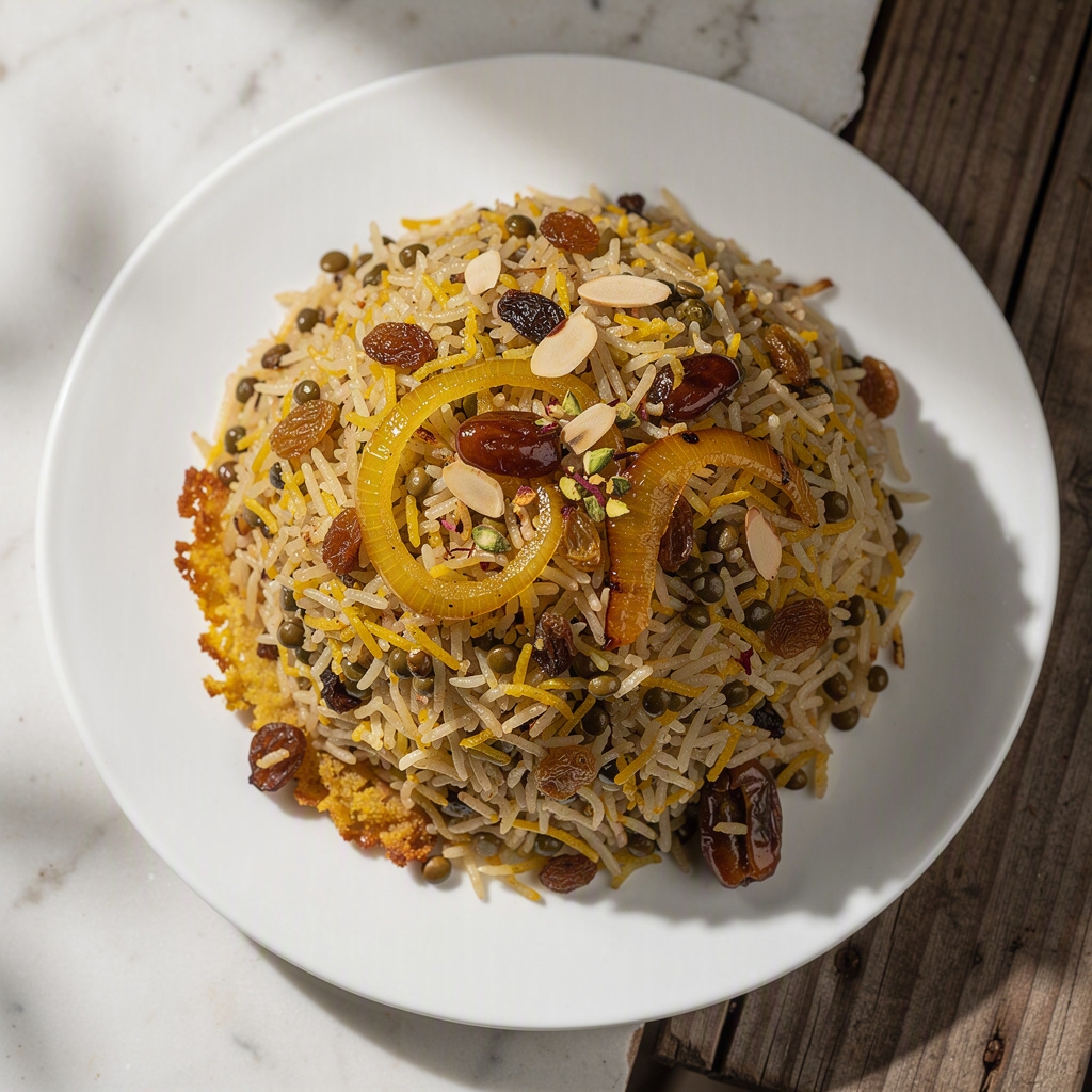 Adas Polo (Persian Lentil Rice)