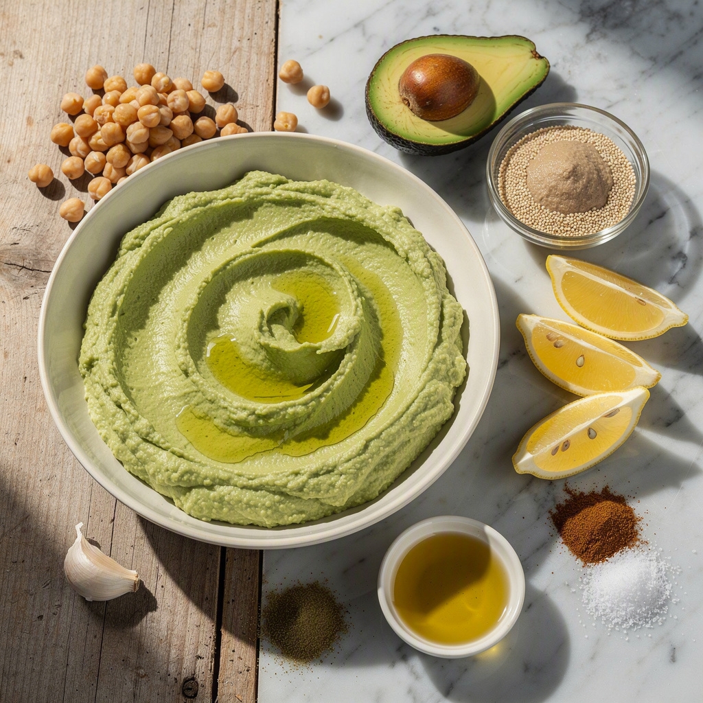 Avocado Tahini Hummus