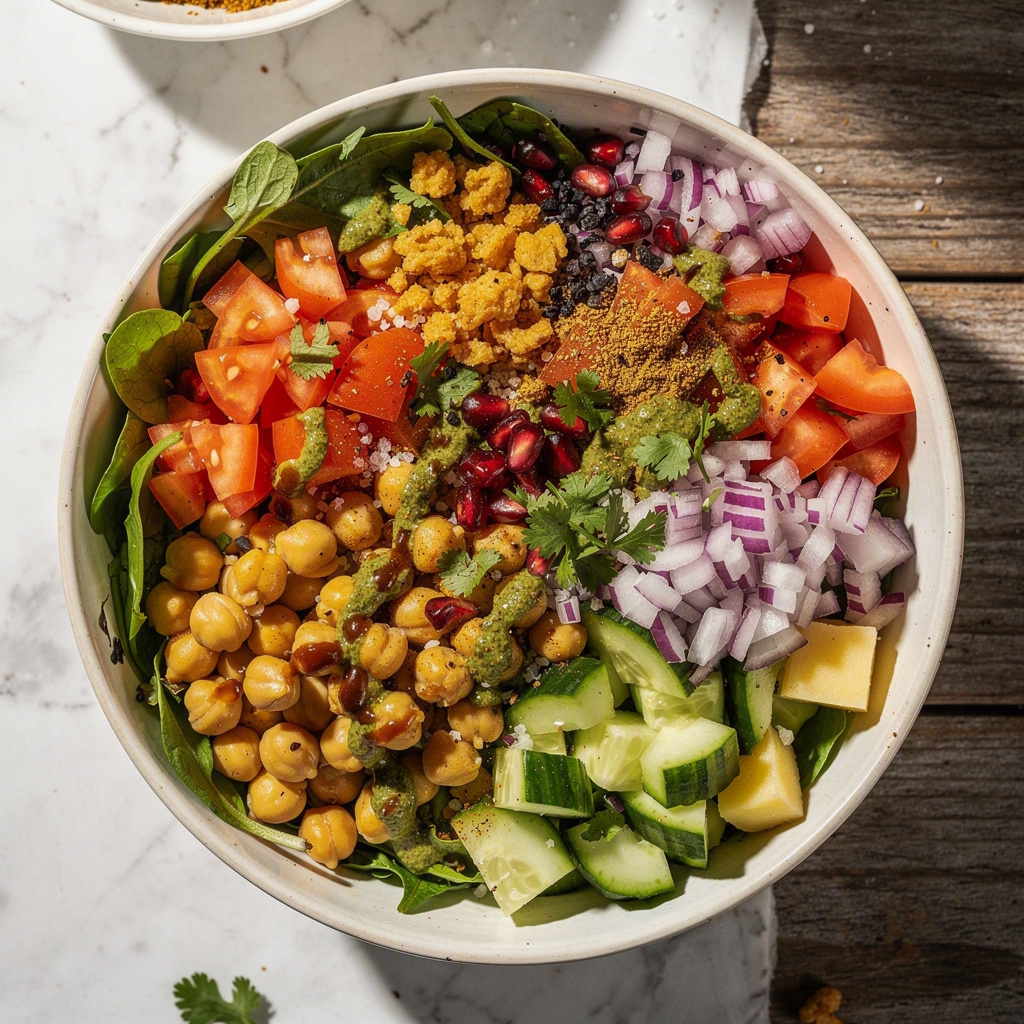 Chickpea Chaat Salad