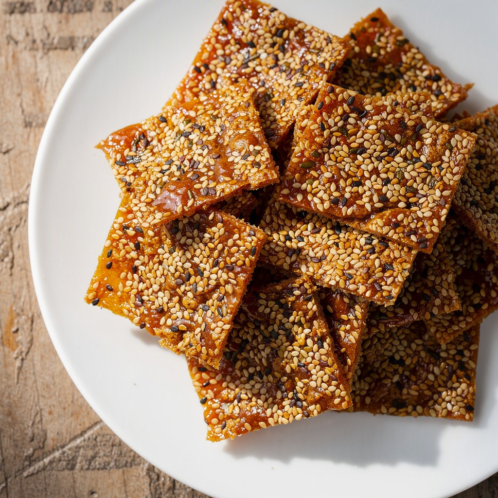 Crunchy Sesame Snaps