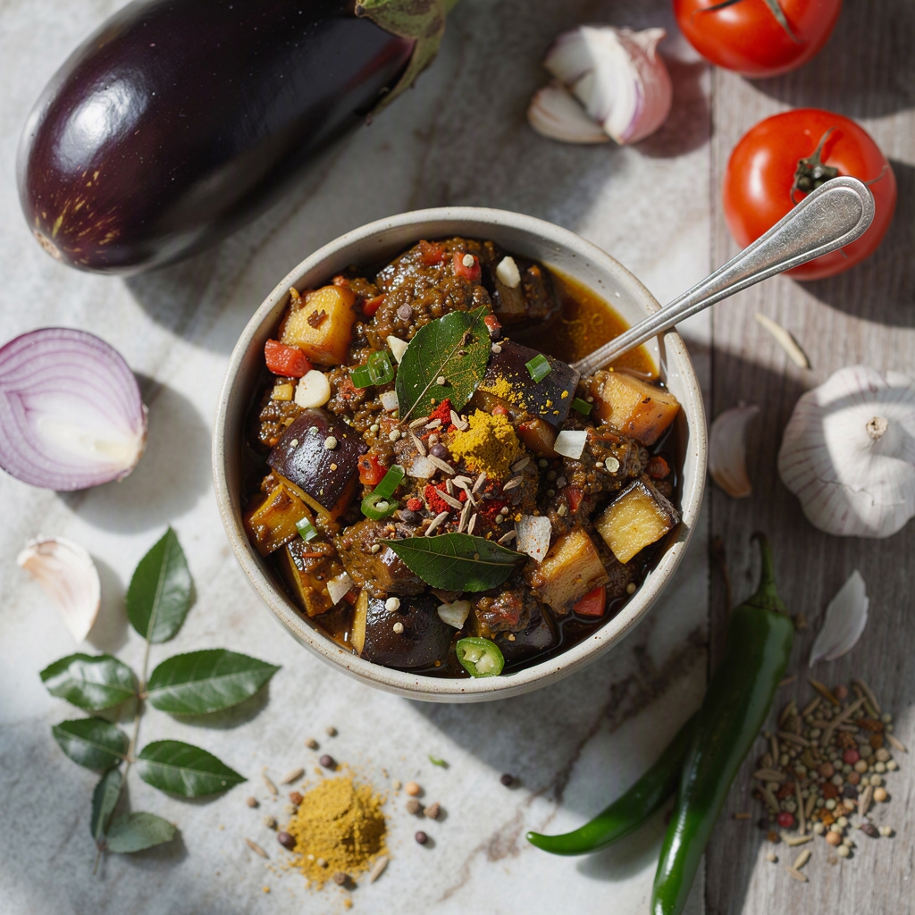 Eggplant Tomato Chutney