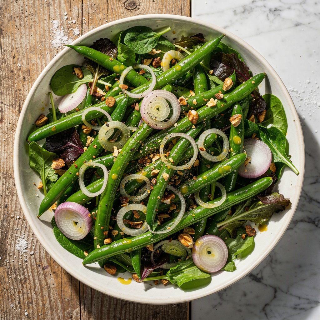 Green Bean Salad with Shallot Dressing