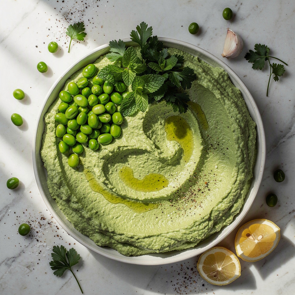Green Pea, Edamame & Mint Dip
