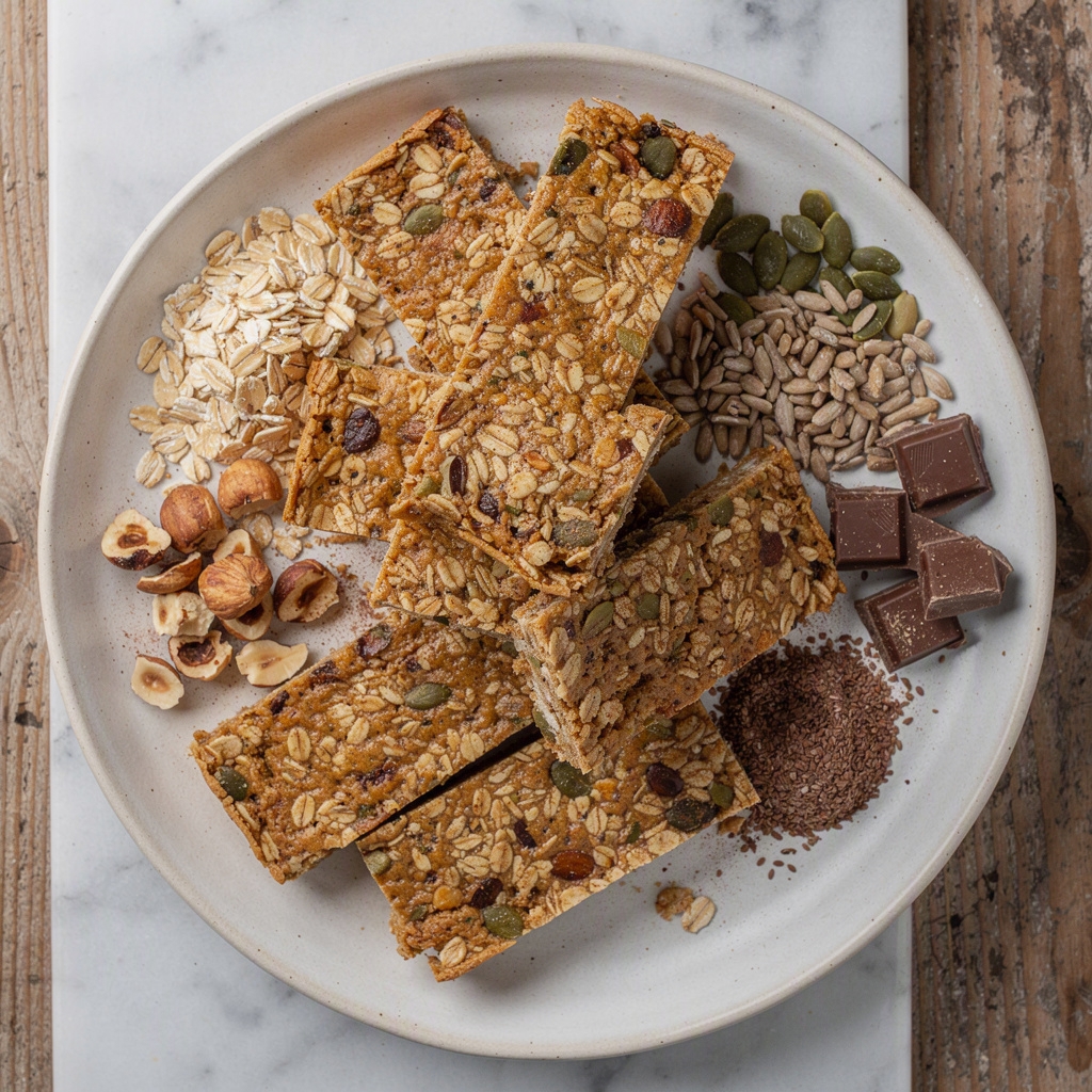 Hazelnut Granola Breakfast Bars