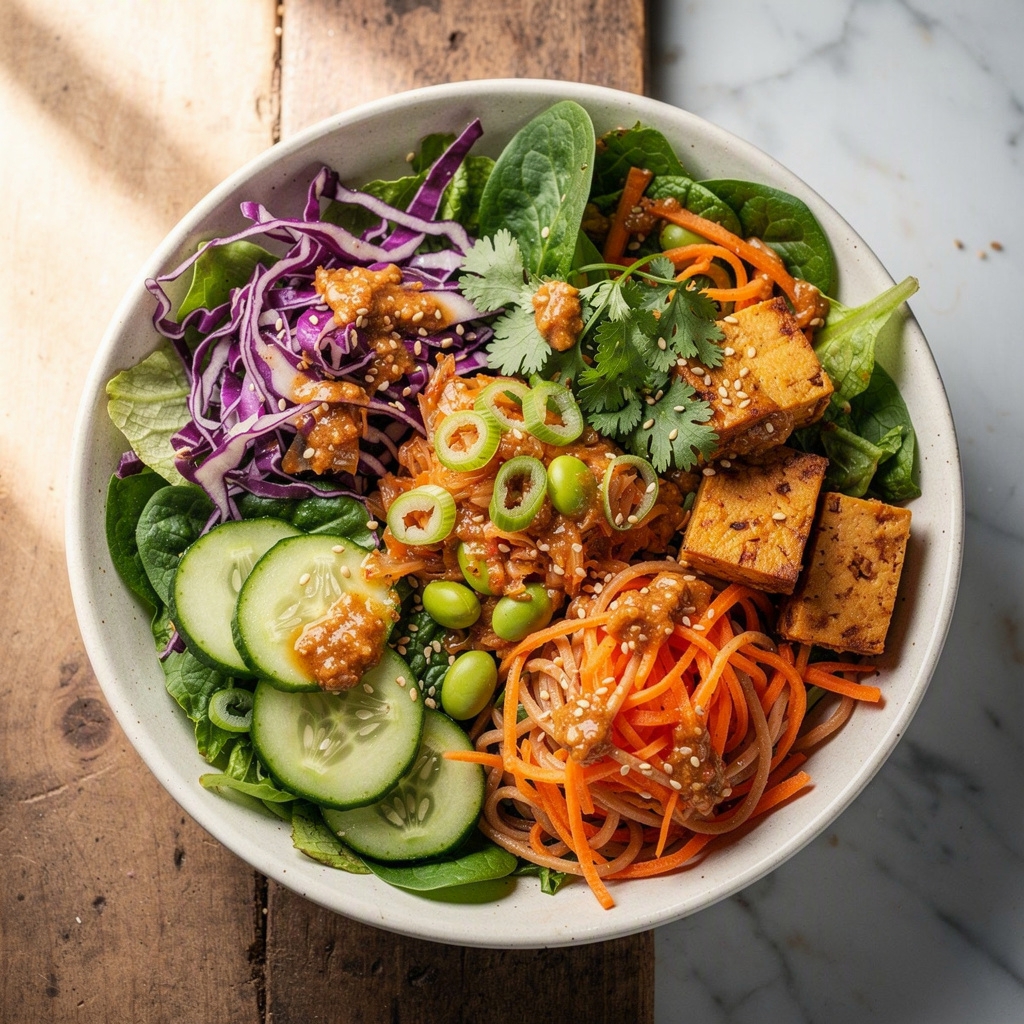 Kimchi Vinaigrette Mixed Salad