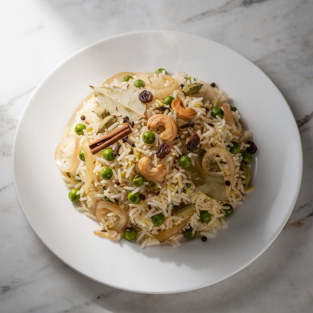 Matar Pulao (Indian Rice with Peas)