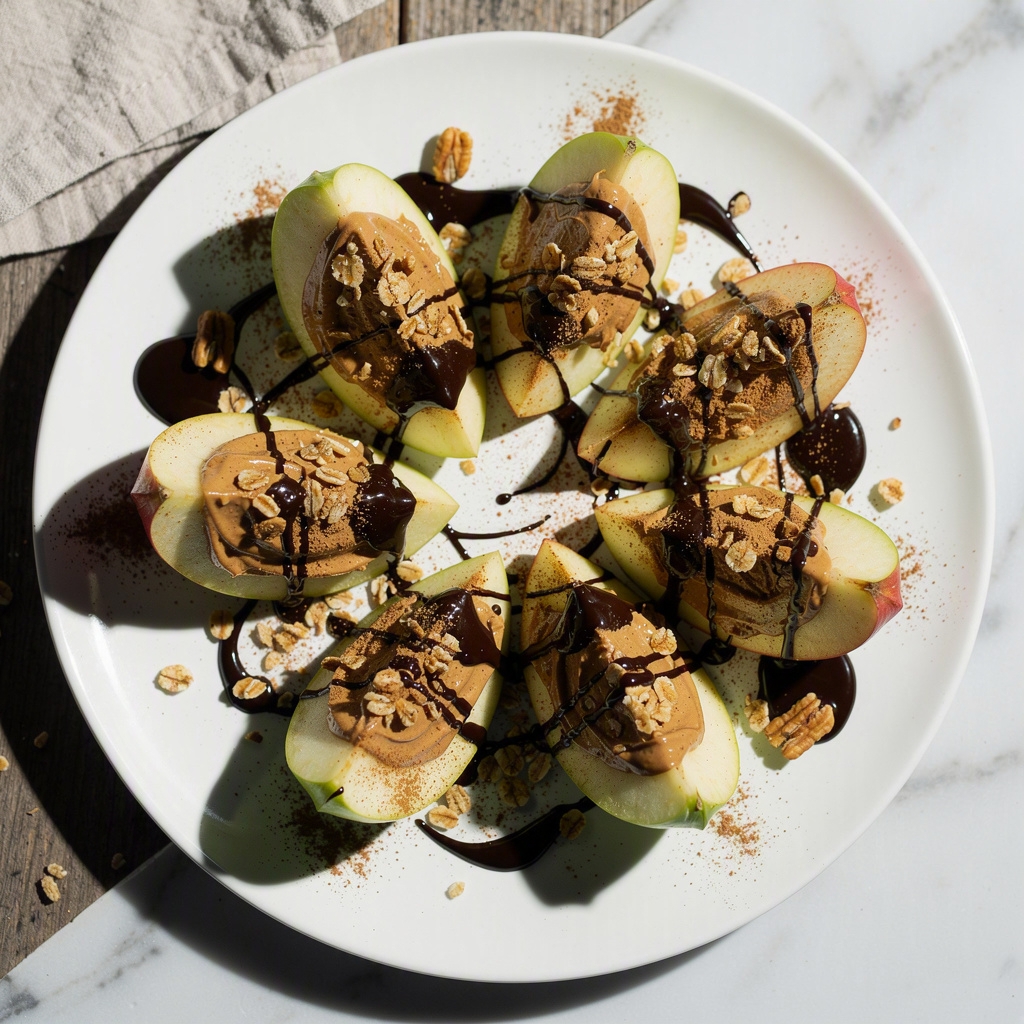 Nutty Granola Apple Bites