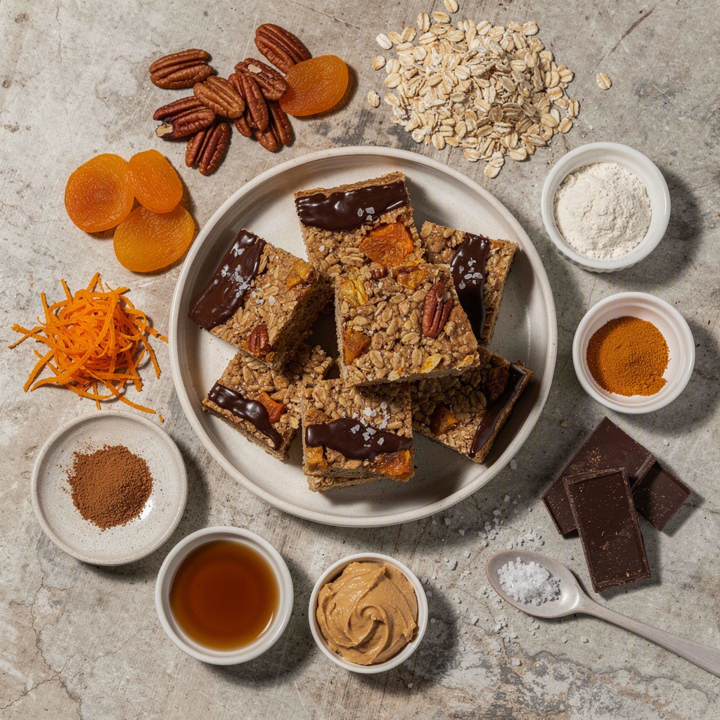 Orange High-Energy Oat Bars