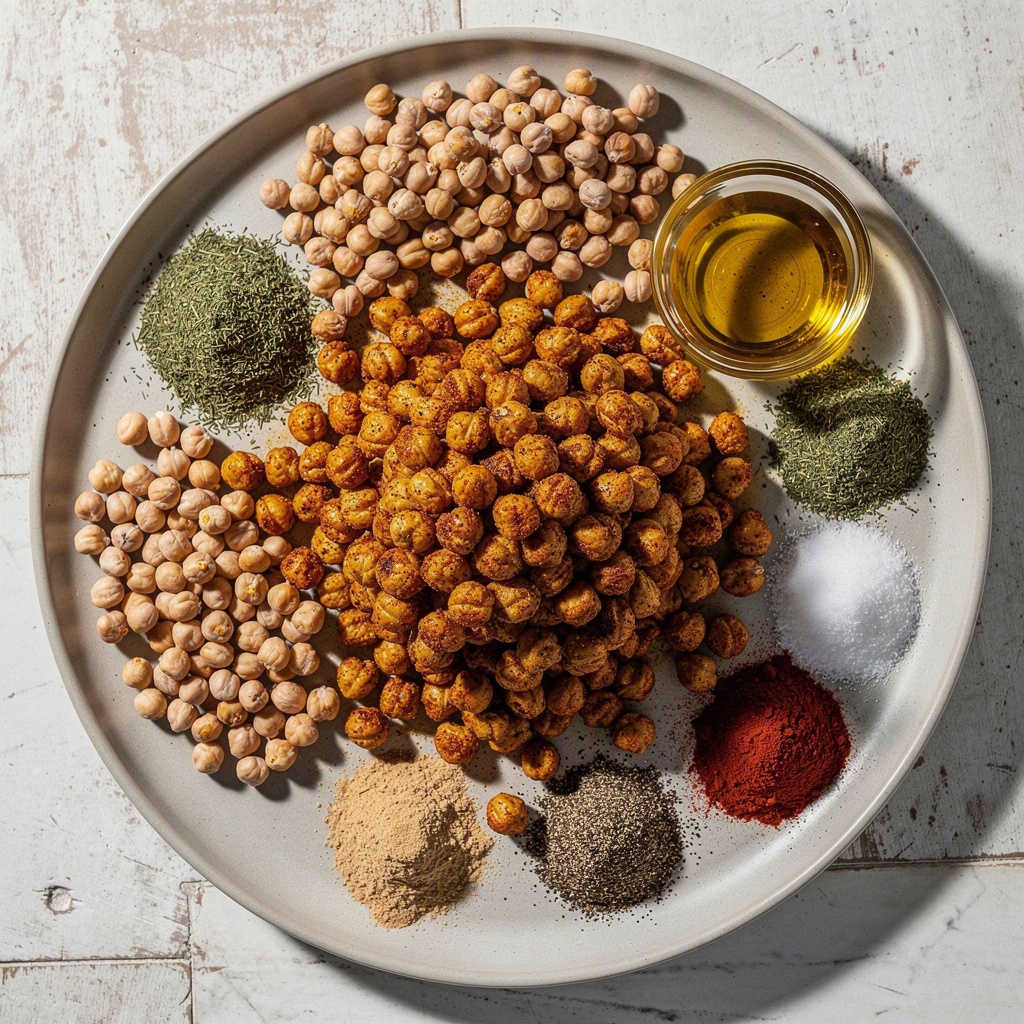 Ranch Flavored Roasted Chickpeas