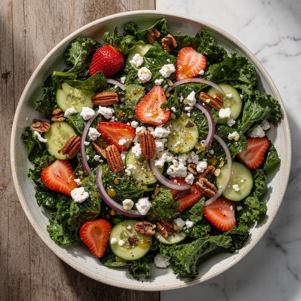 Strawberry Kale Salad