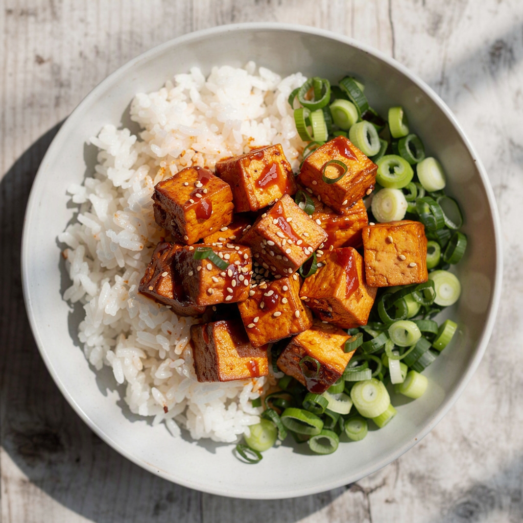 Sweet & Spicy Gochujang Tofu