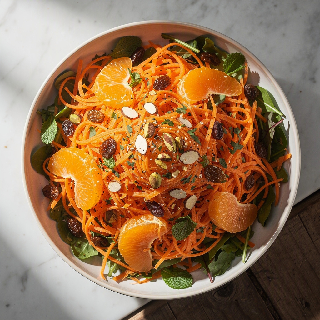 Tangy Carrot Orange Salad