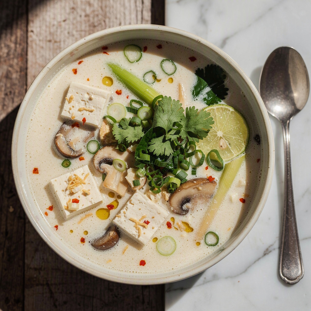 Tom Kha Tofu (Thai Coconut Soup)