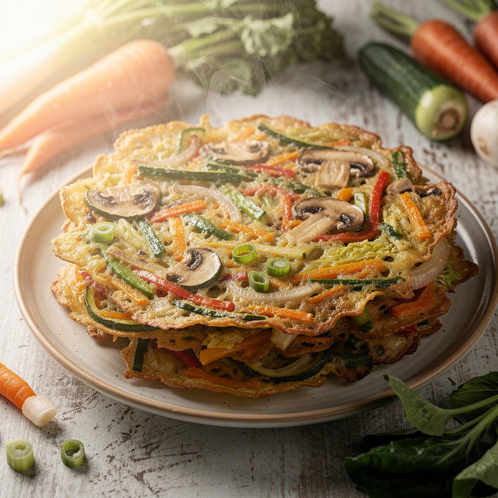 Yachaejeon (Korean Vegetable Pancake)