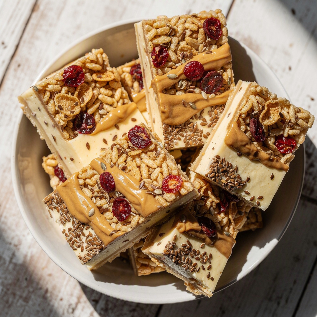 Cereal Crunch Frozen Yogurt Breakfast Bars