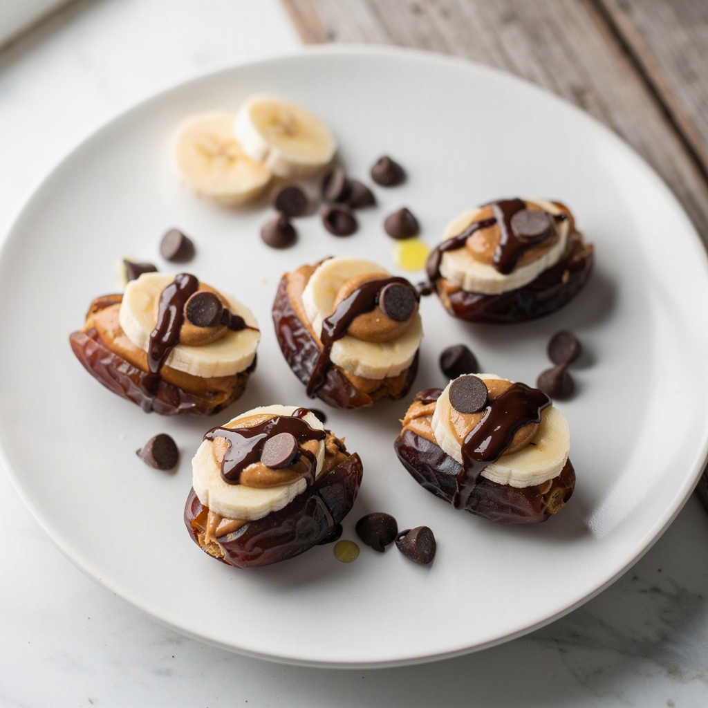 Peanut Butter Banana Date Bites